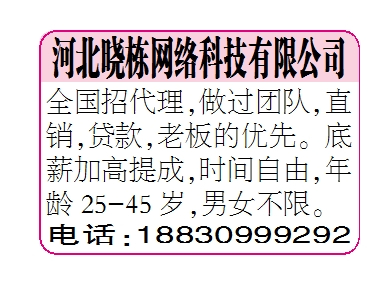 河北晓栋网络科技有限公司